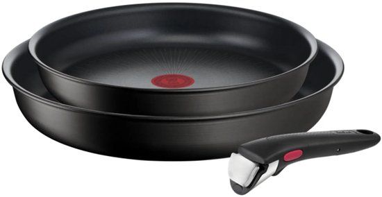 Tefal Ingenio Eco Resist 3-delig (koekenpan 24/28 cm + handgreep) - inductie