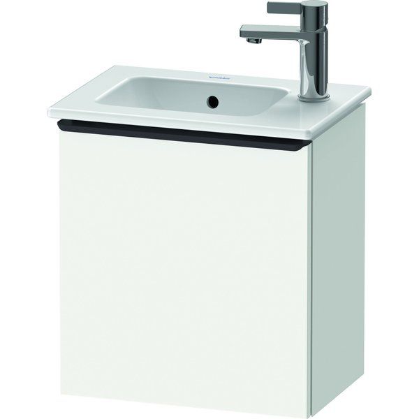 Duravit D-Neo wastafelonderkast 41x44x27.4cm Rechtsdraaiend 1 deur wit Mat de4259r1818