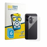 BROTECT Screenprotector 6 Stuks voor Xiaomi Poco X8 Pro Max (Achterkant) Beschermglas transparant