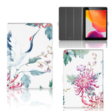 B2Ctelecom iPad Flip Case Bird Flowers for iPad 10.2 2019, 2020, 2021