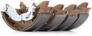 BOSCH Remschoenen 0 986 487 772 | Achteras | Fiat 500 Panda | Ford Ka