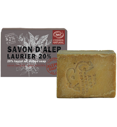 Aleppo Soap Co Savon D'Alep Zeep met 20% Laurier Cosmos Natural