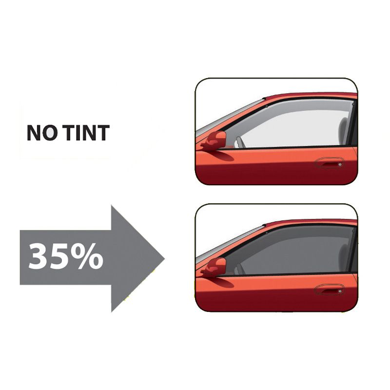 MHW-Styling MHW Universele Zonnefolie Light Smoke - 75x300cm - 35%