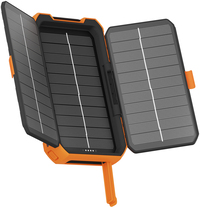 Xtorm XR203 10000mAh Power Bank - Black/Orange - Solar, Quick Charge, IP65