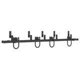 vidaXL - Schuifdeur Hardware Kit - 183 cm - Staal - Zwart