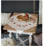 Vervaco Tafelkleed Kit Moderne Kerstmotieven Borduurpakket 80x80 cm