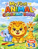 My first animal coloring book