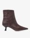 VIA VAI Suzy Franky Enkellaarsjes Dames - Leer - Bruin - Maat 41