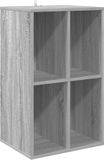 vidaXL Platenkast Grijs Sonoma 44,5 x 36,5 x 74,5 cm Bewerkt hout