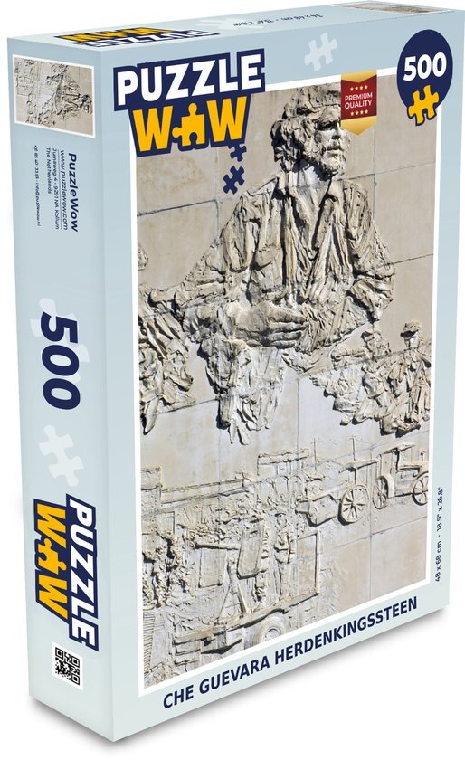 MuchoWow Puzzel Che Guevara herdenkingssteen - Legpuzzel - Puzzel 500 stukjes