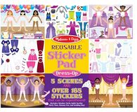 Melissa & Doug Herbruikbaar stickerblok - Aankleden
