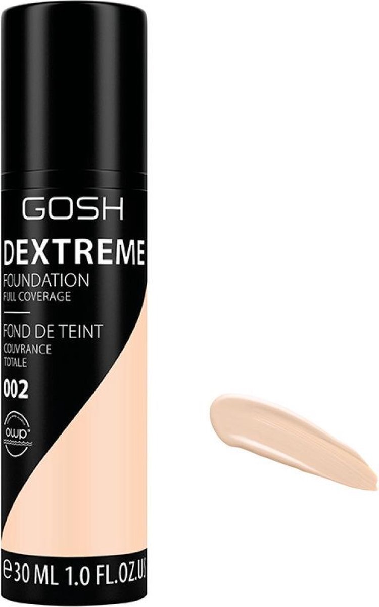 Gosh - Dextreme Foundation Full Coverage Concealing Face Podklad 002 Ivory 30Ml