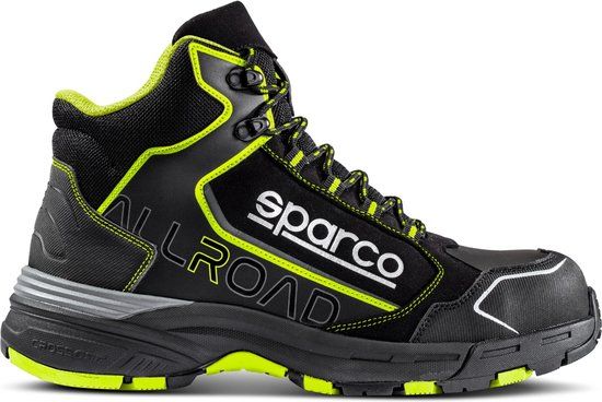 Sparco ALLROAD-H MOTEGI S3 Werkschoenen - Zwart/Geel - Maat 40