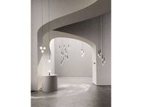Nuura Lustre Miira 3, laiton/transparent, Ø 37 cm, à 3 lampes