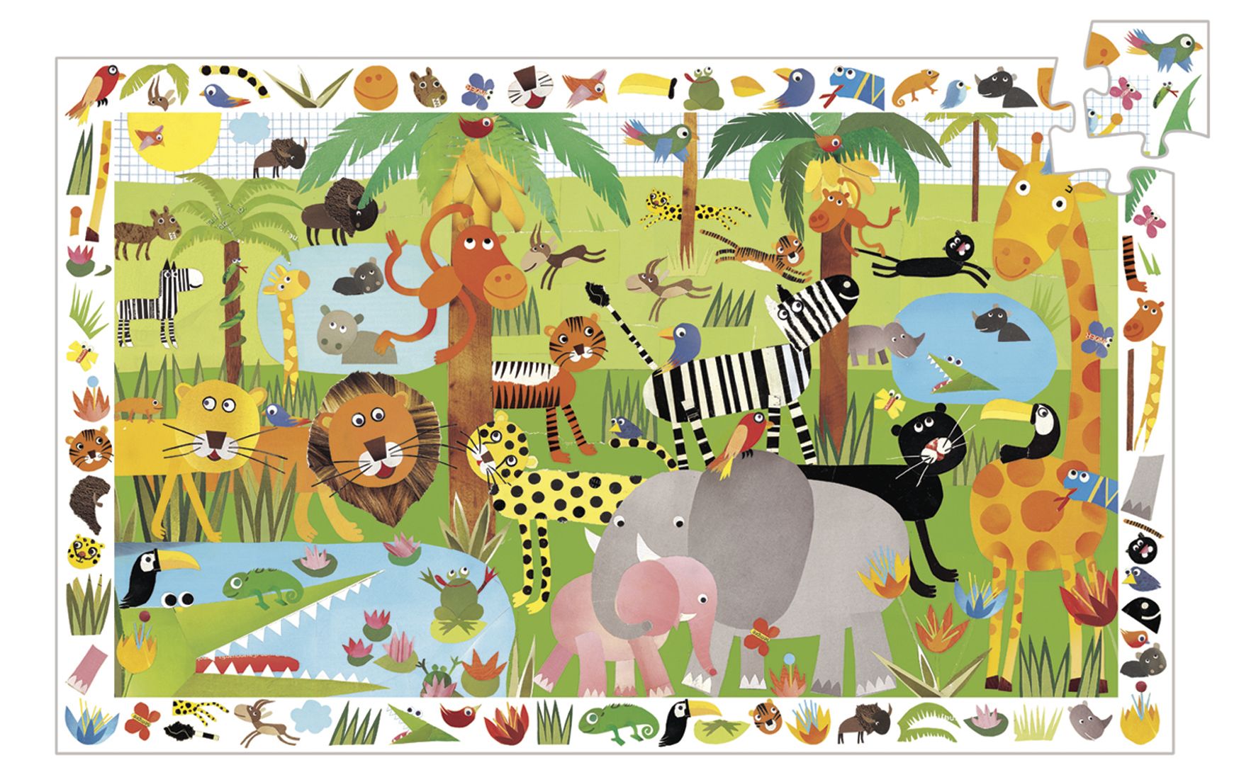 Djeco DJ07590 Puzzel - Multi