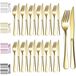 Set de couverts à steak de 24 pièces en acier inoxydable