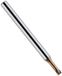 Karnasch 306267025002008 freesmachine van hardmetaal met schuine radius, kort, Rockwell Cutter, 2,5 mm snijdiameter, 8 mm lengte, 4 mm