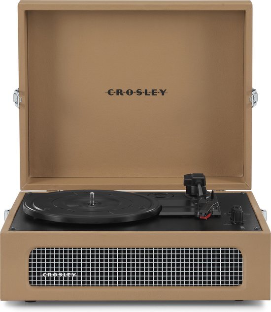 Crosley Voyager CR8017B-TA - Tan Lichtbruin - Bluetooth in/uit Platenspeler