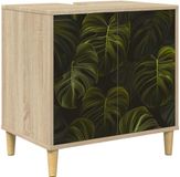 vidaXL Badkamerkast ELBURG Sonoma 60 x 40 x 60 cm Bewerkt hout