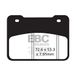 EBC remblokken gesinterd metaal HH SYM Maxsym 400 i SFA627HH 5050953322662 motorfiets