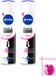 NIVEA Invisible Black & White Clear Antitranspirant Spray 150 ml - Voordeelverpakking - 2 stuks