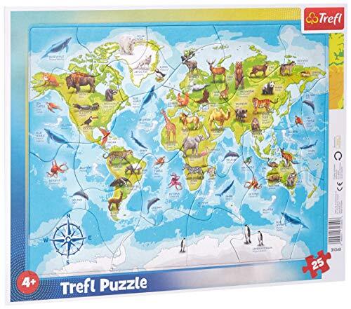 Trefl 31340 puzzel voor kinderen vanaf 3 jaar, 25 delen, gekleurd