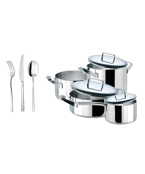 Sambonet Menu Pannenset 7-delig + Bestekcassette