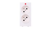 Kontakt-Simon Simon Contactdoos Simon S2/9, wit, kunststof, IP20, 250 V, 52 mm, 45 mm