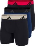 Adidas Boxershorts Active Flex Cotton 3-pack Blauw/Zwart
