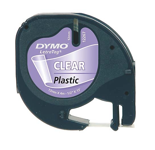 DYMO 12mm LetraTag Plastic Tape