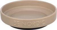 TRIXIE Keramische Kattenvoerbak BE NORDIC Taupe