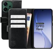 Rosso Element Book Case Wallet Zwart Geschikt voor Oppo Reno 14 Pro