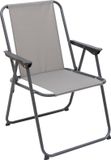 Merkloos Atmosphera Camping/Strand Stoel - Aluminium - Inklapbaar - Grijs