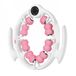 Anti-cellulitis Cellu Roll Anti-cellulitis massage roller - Zelfmassage spier benen zitvlak fitness yoga (roze)