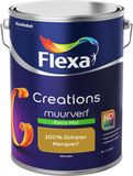 FLEXA Creations Muurverf - Extra Mat - Mengkleuren Collectie - 100% Duinpan - 5 liter