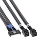 InLine MCIO x8 to 2x MiniSAS-HD SFF-8643 Cable, 0.5 m