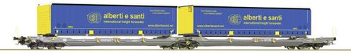 Roco Platte wagen DC Hupac