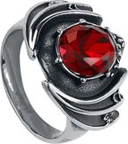 etNox hard and heavy etNox Bat Wing Dames Ring - zilverkleurig