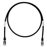 Panduit 1.5m RJ45 Cat6a S/FTP netwerkkabel Zwart