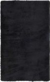vidaXL Hoogpolig vloerkleed NAVARRA 80x150 cm polyester zwart