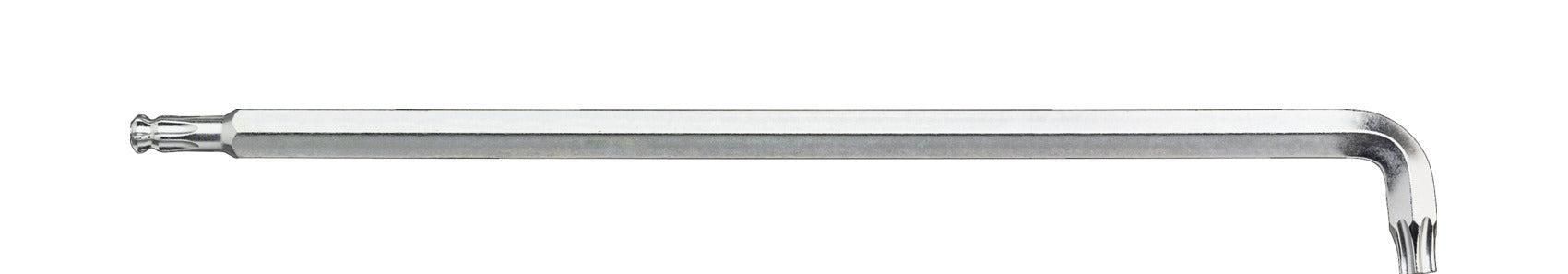 Stiftsleutel TORX® kogelkop met kort been, titaanzilver - 40975