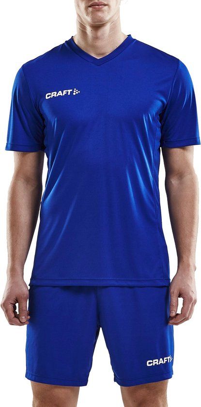 Craft Squad Jersey Solid Sportshirt Mannen - Maat XL - Blauw