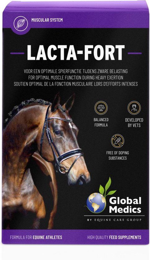 Global Medics Lacta-Fort 10x30 gr - Paard - Volwassenen - Vrouwen
