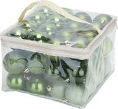 Cosy & Trendy Billiet - Vanlaere Kerstbal Set 48 Mix Groen D6cm Kunststof