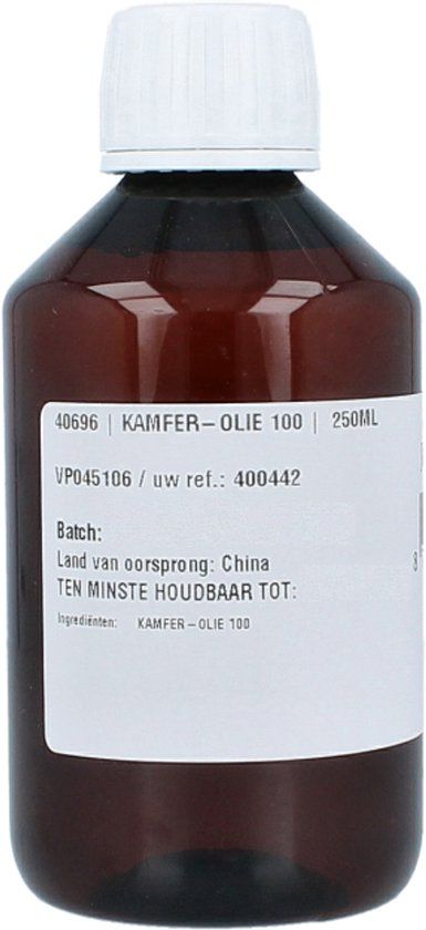 Jacob Hooy Kamfer olie 100 250 Milliliter