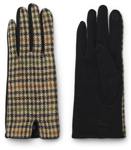 VERO MODA VMMINDY Dames Geruite Handschoenen Fossil Polyester