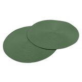 FACKELMANN Balance placemat, set van 2, donkergroen, duurzaam, 38 x 38 cm, optimaal voor dagelijks gebruik