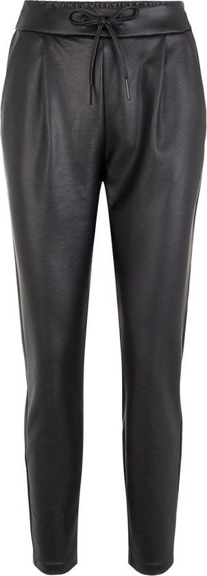 VERO MODA VMEVA MR LOOSE STRING COATED PNT GA NOOS Dames - Black - XS