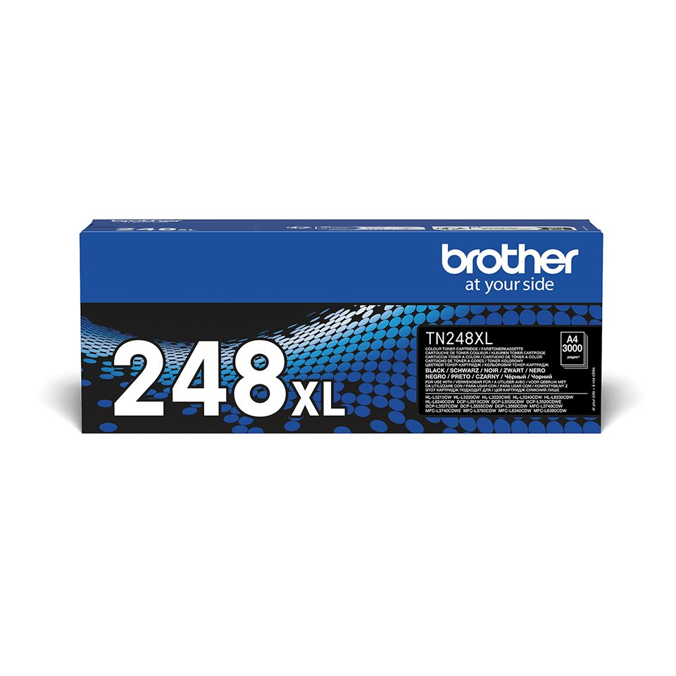 Brother TN-248XLBK Zwarte Toner Cartridge - Origineel - Hoge Capaciteit