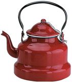 Ibili Waterkoker Roja - 1 l - Rood - Geëmailleerd staal - 10 x 10 x 20 cm